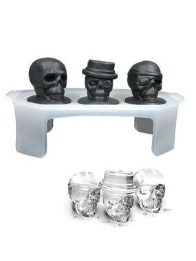 💀✨🧊 Chill like a Villain with these Skull Ice Molds 🧊✨💀